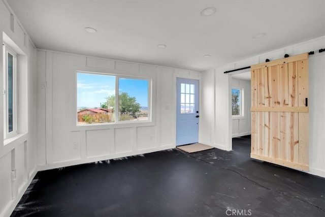 view of entrance foyer