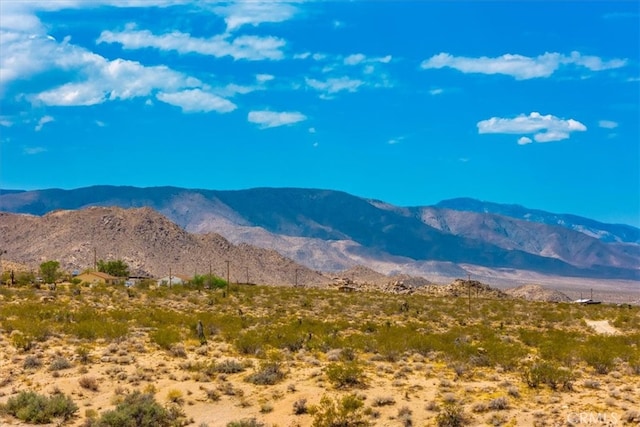 view of mountain feature