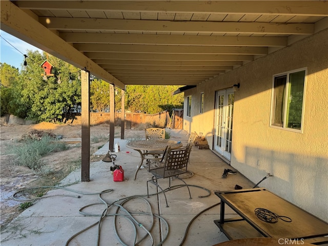 view of patio