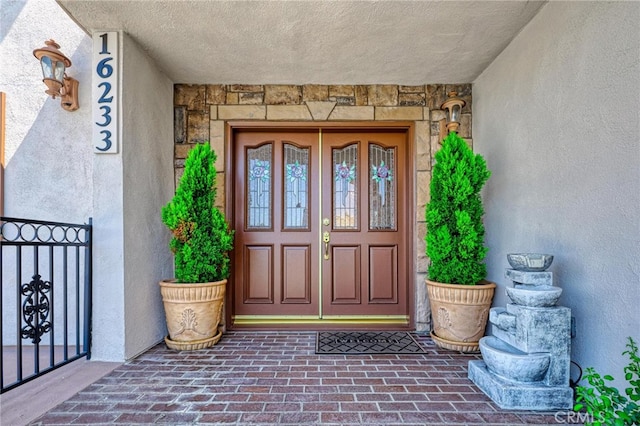 view of entrance to property