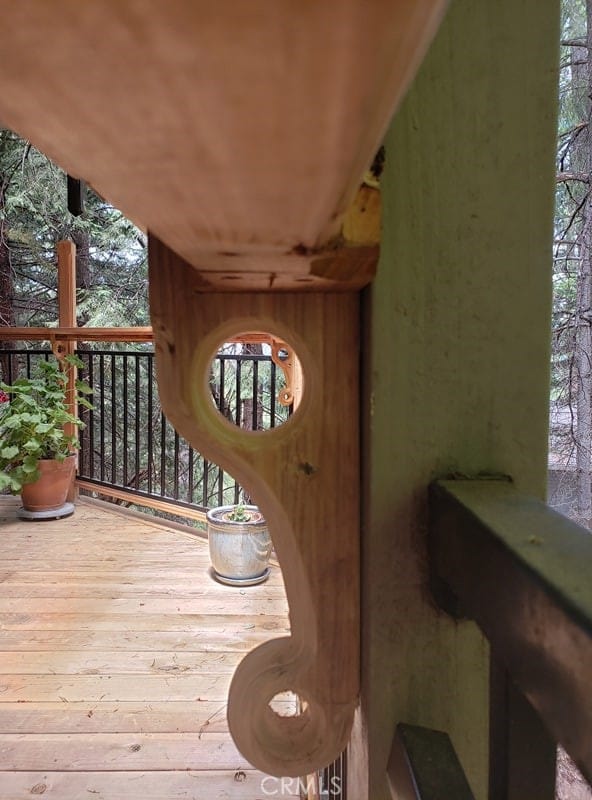 7003 Pioneer Dr, Grizzly Flats, CA 95636 - view of wooden deck