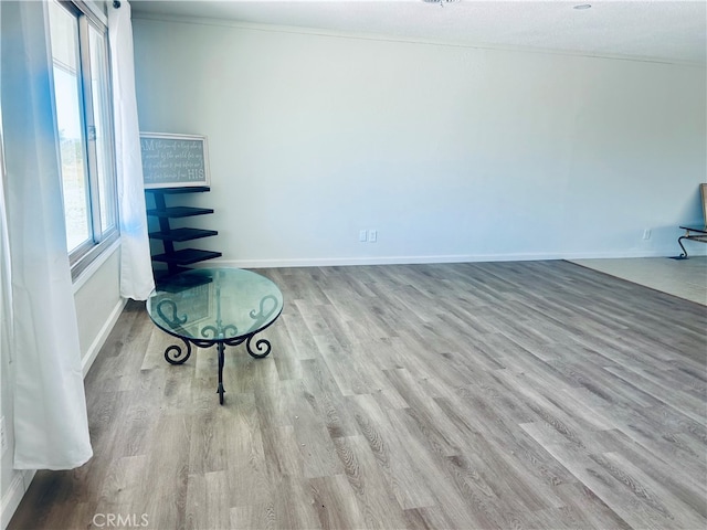 interior space featuring light hardwood / wood-style flooring