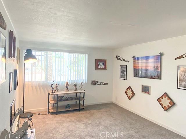 61974 Terrace Dr, Joshua Tree, CA 92252 - living area featuring carpet and baseboards