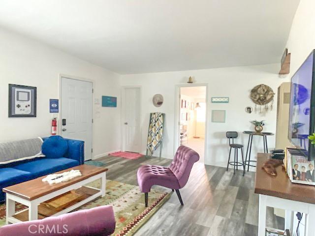 61974 Terrace Dr, Joshua Tree, CA 92252 - living room featuring wood finished floors