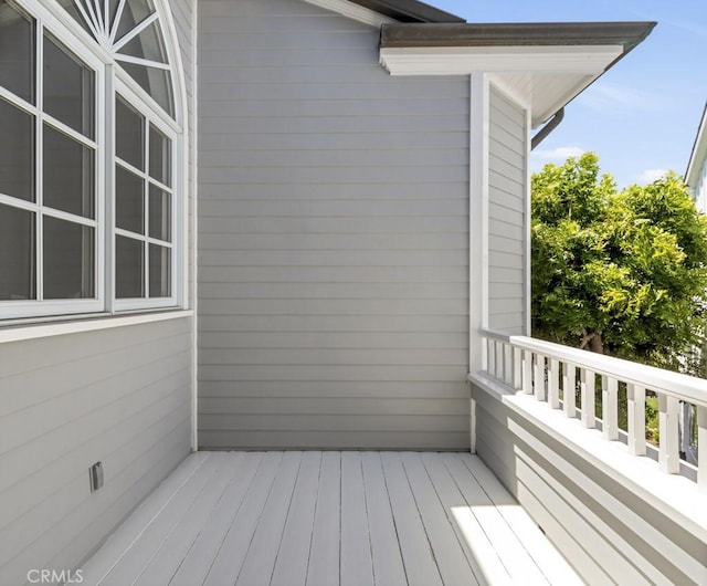 view of deck