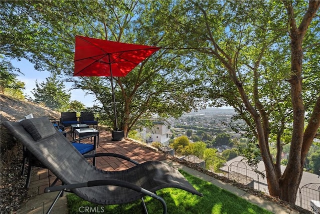 view of patio