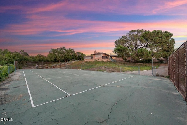 view of sport court