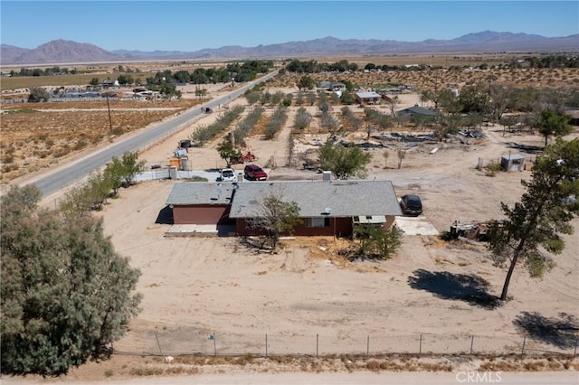 10925 Post Office Rd A/B, Unit A/B, Lucerne Valley, CA 92356 - view of rural area featuring a desert landscape and a mountainous background