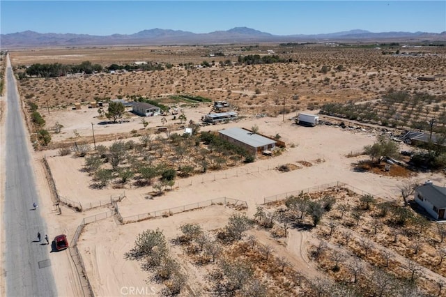 10925 Post Office Rd A/B, Unit A/B, Lucerne Valley, CA 92356 - view of rural area with a desert landscape and a mountainous background