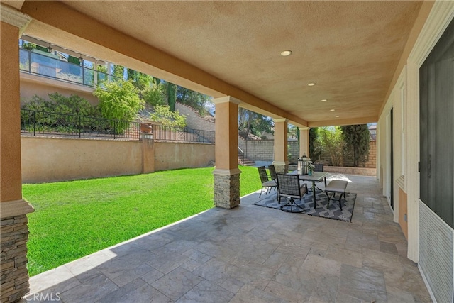 view of patio