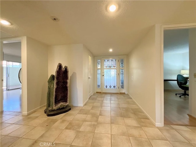 view of tiled entryway