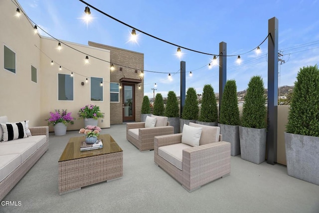 view of patio / terrace with outdoor lounge area
