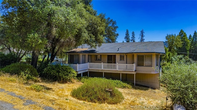 view of rear view of property