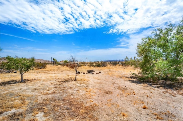 view of local wilderness featuring a rural view