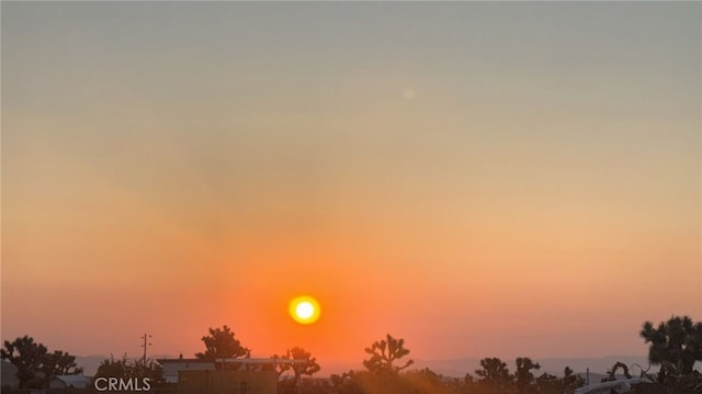 view of nature at dusk