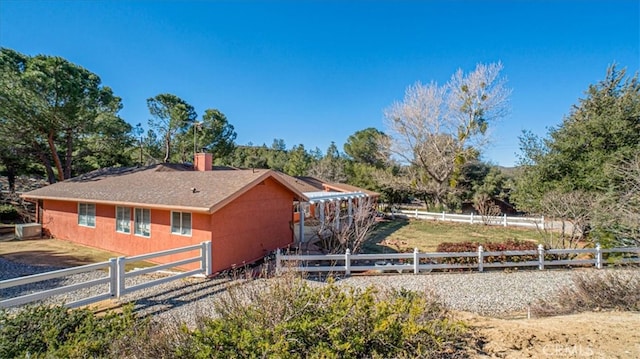 view of property exterior featuring cooling unit