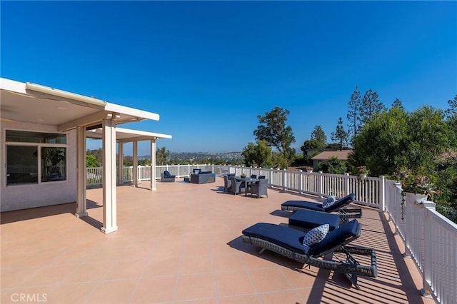 view of patio