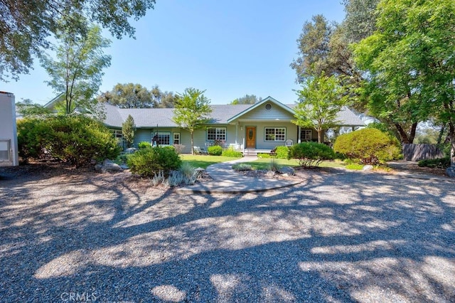 view of ranch-style house