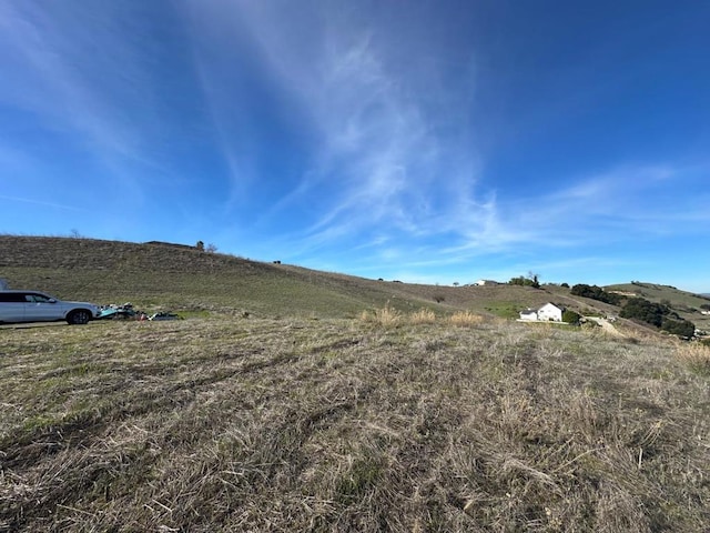 mountain view with a rural view