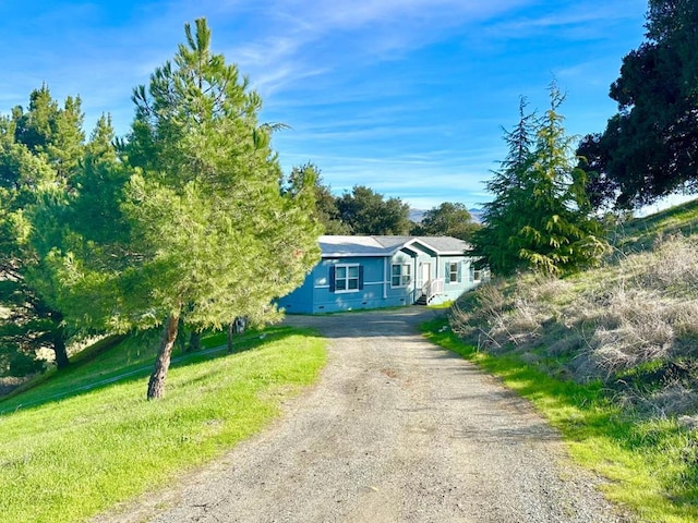 view of front of home