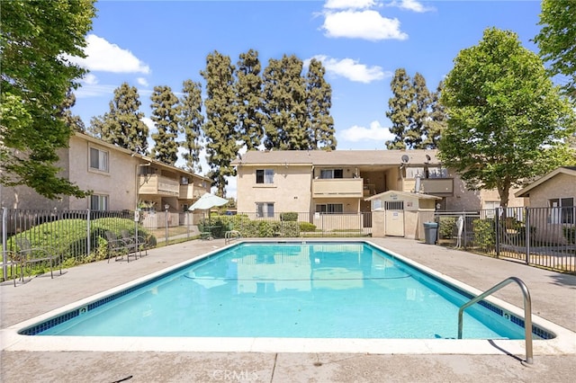 view of pool