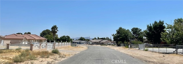 view of road