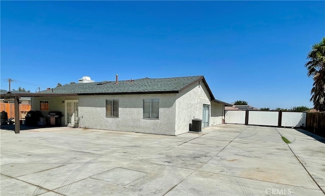 view of property exterior featuring cooling unit