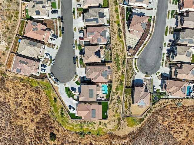 birds eye view of property featuring a residential view