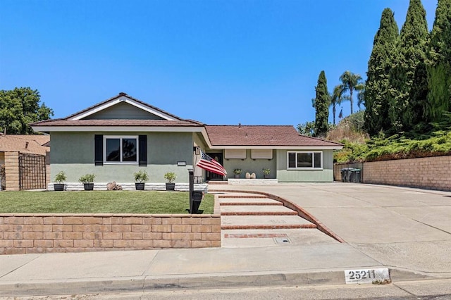 view of ranch-style home