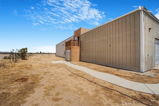 view of side of property