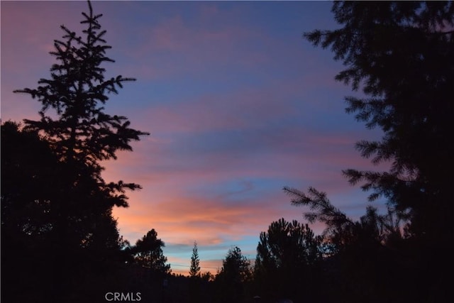 view of nature at dusk