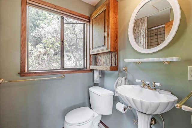 bathroom with toilet