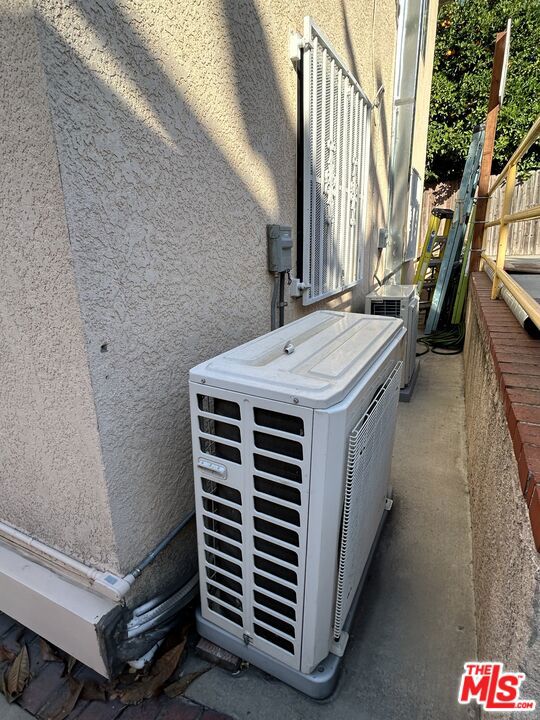 exterior details with ac unit