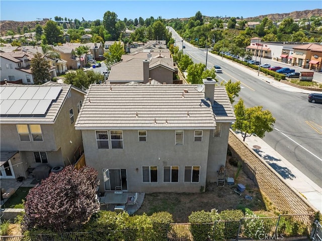 bird's eye view featuring a residential view