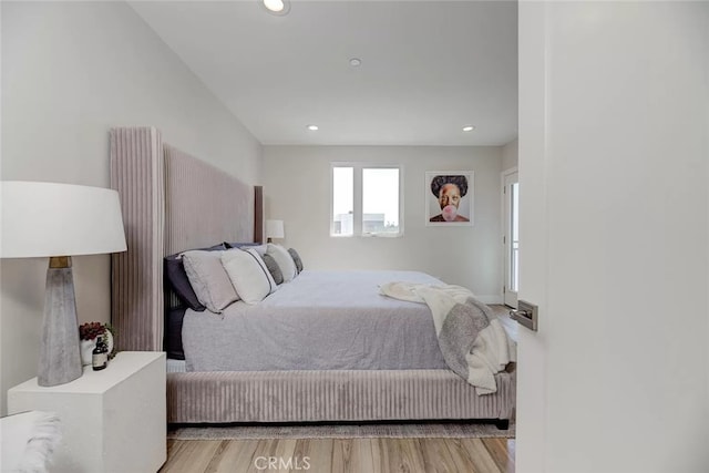 2151 S W View St, Los Angeles, CA 90016 - bedroom featuring wood finished floors and recessed lighting