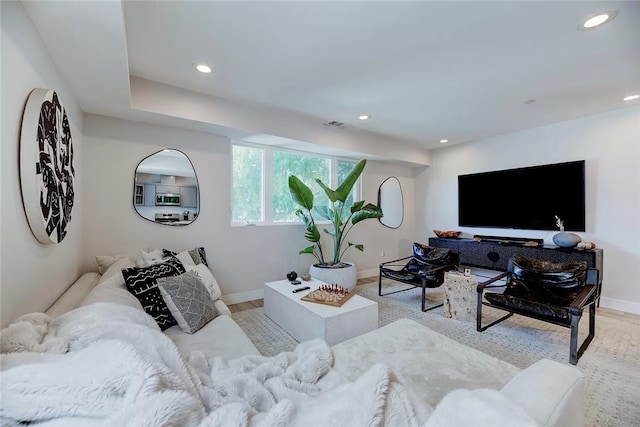 2151 S W View St, Los Angeles, CA 90016 - living room featuring recessed lighting