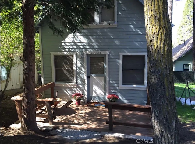 rear view of house featuring a patio