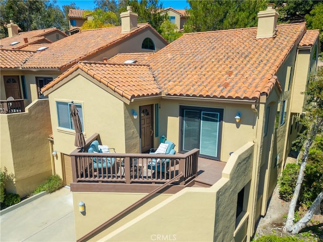 view of rear view of house