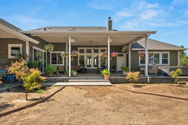 view of rear view of property