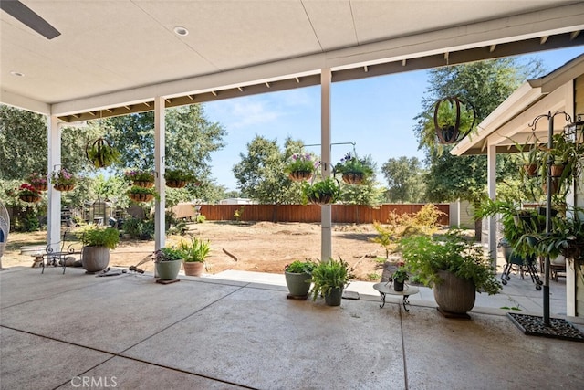 view of patio