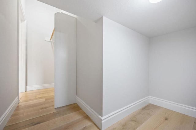 interior space with wood-type flooring