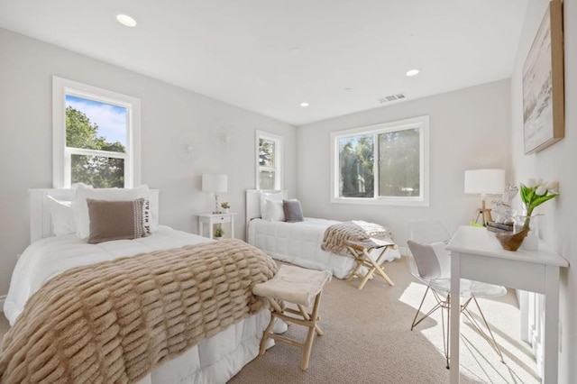 bedroom featuring carpet floors