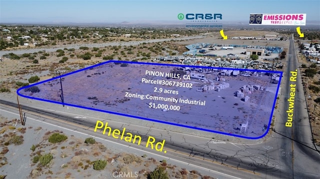 2424 Phelan Rd, Pinon Hills CA, 92372 land for sale