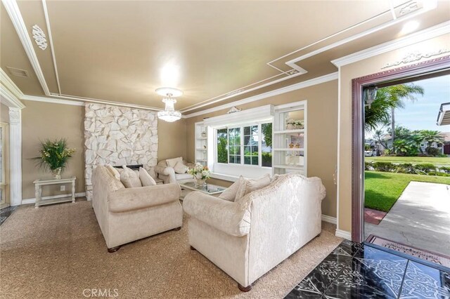 view of living room