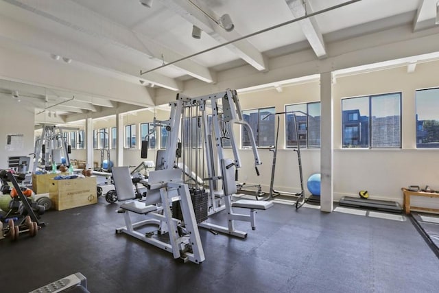 view of exercise room