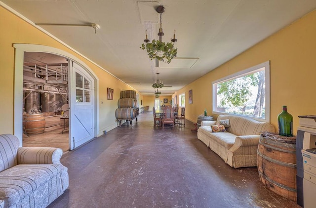 view of sitting room