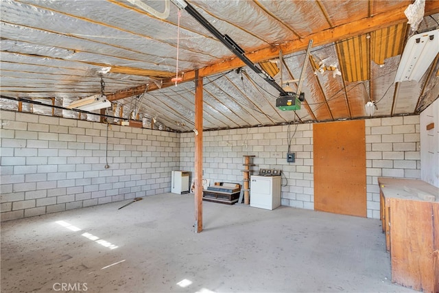 miscellaneous room featuring concrete floors