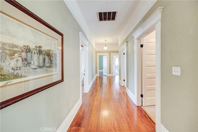 455 W 20th St, Merced, CA 95340 - corridor with light wood-type flooring