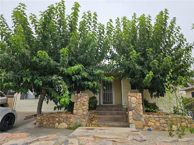 view of obstructed view of property