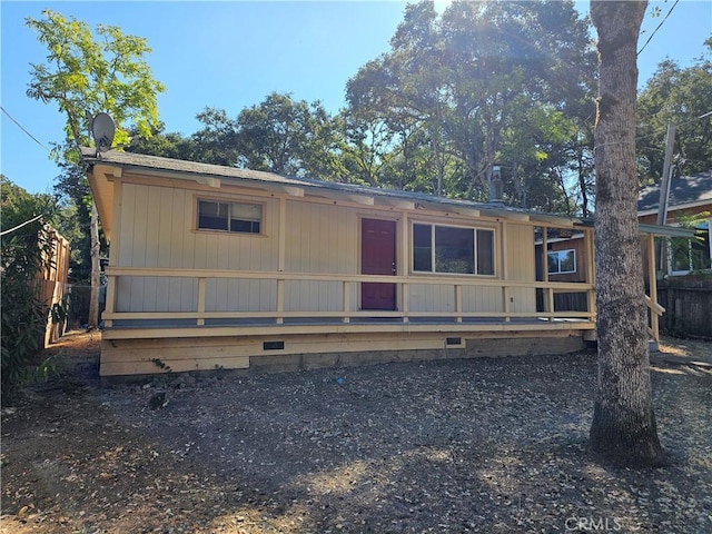 view of front of property